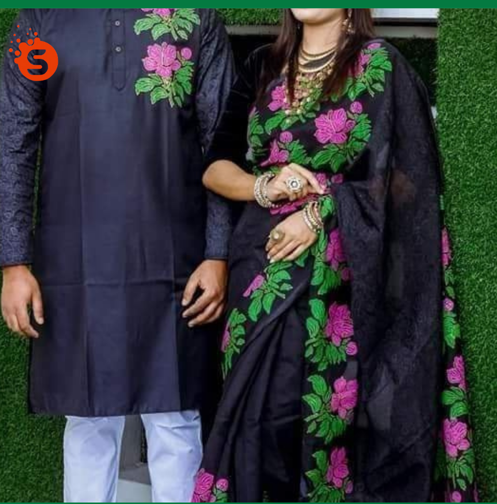 কাপল-সেট-শাড়ি-পাঞ্জাবি-3